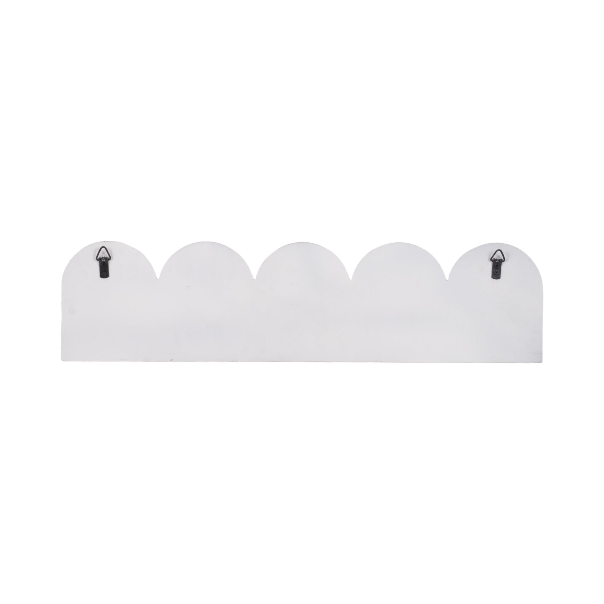 24" 5-arch Wall Hooks, White Wall Shelf| Sagebrook Home