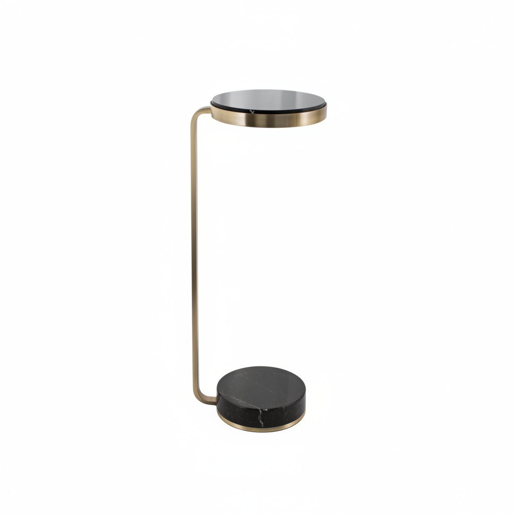 24' BLACK MARBLE C TABLE Accent & End Tables| Sagebrook Home