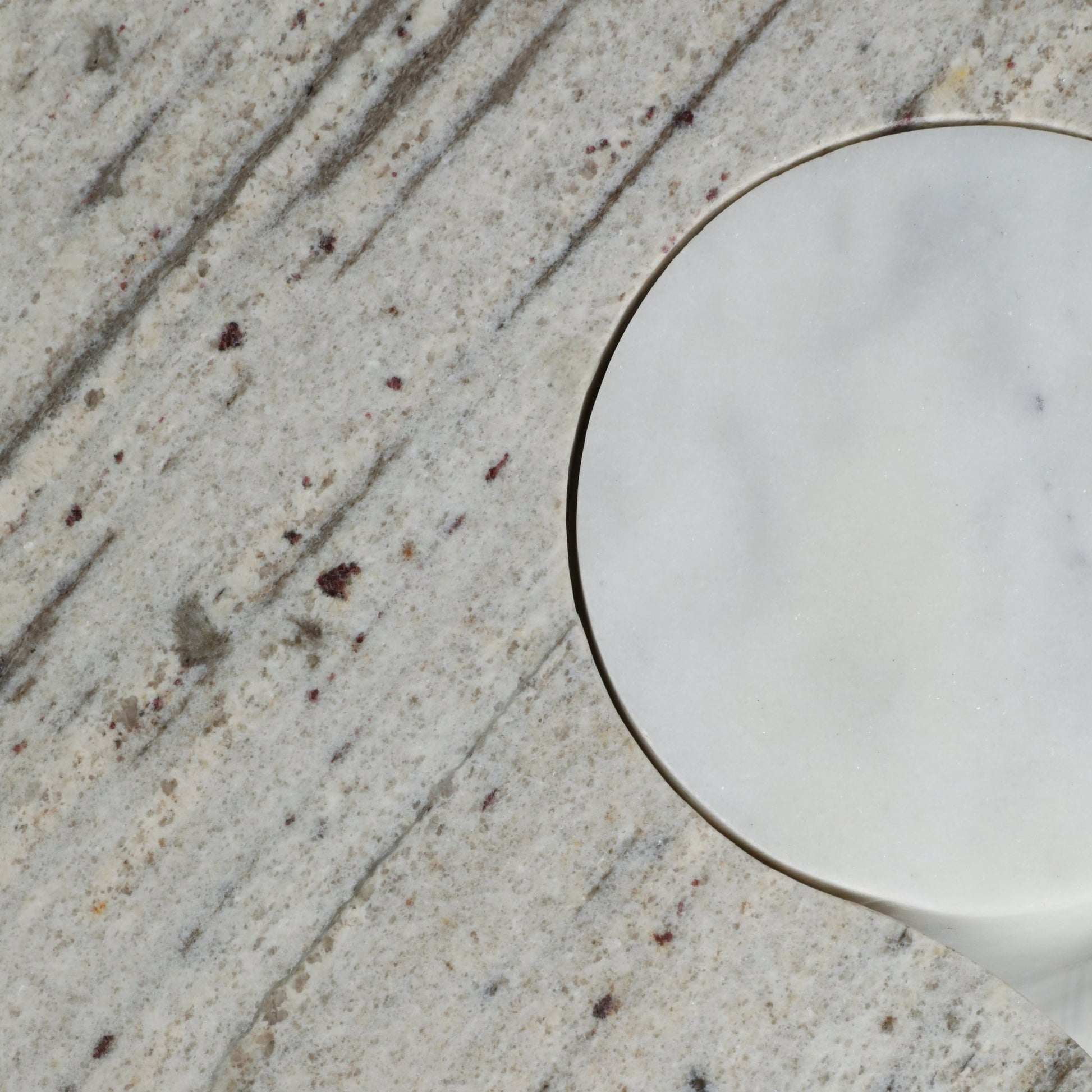24" Cassiope Granite And Marble Accent Table Accent & End Tables| Sagebrook Home