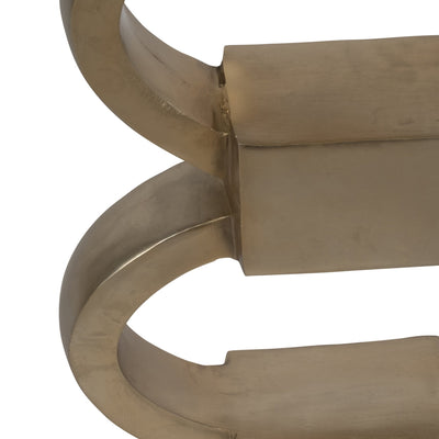 24" Dephine Gold Link Table - Al Rugaib Furniture