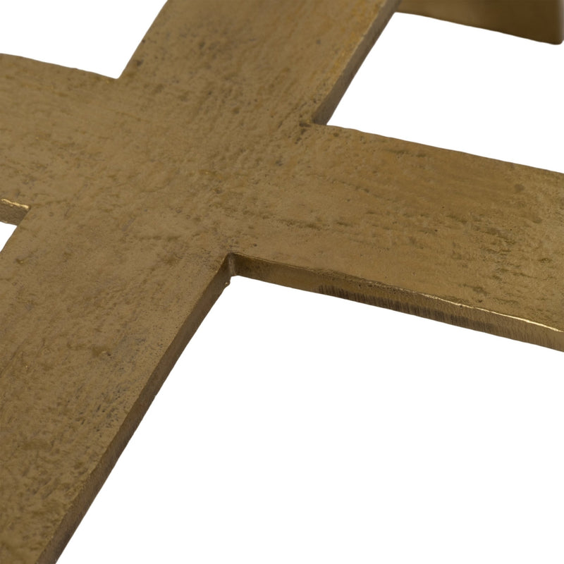 24" Kelpine Tall Gold Accent Table - Al Rugaib Furniture