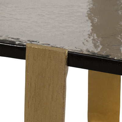 24" Kelpine Tall Gold Accent Table - Al Rugaib Furniture