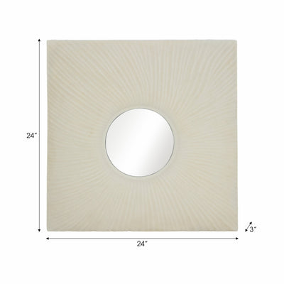 24" Laurel Quartz Resin Mirror - Al Rugaib Furniture