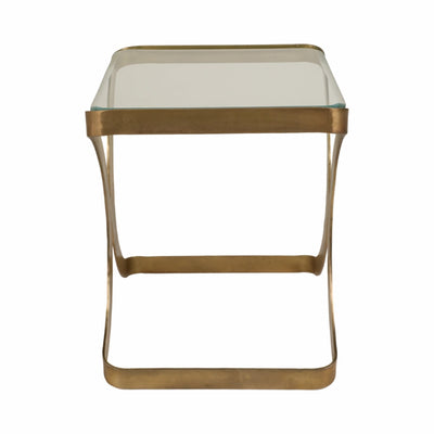 24" Melease Forged Iron Accent Table - Al Rugaib Furniture