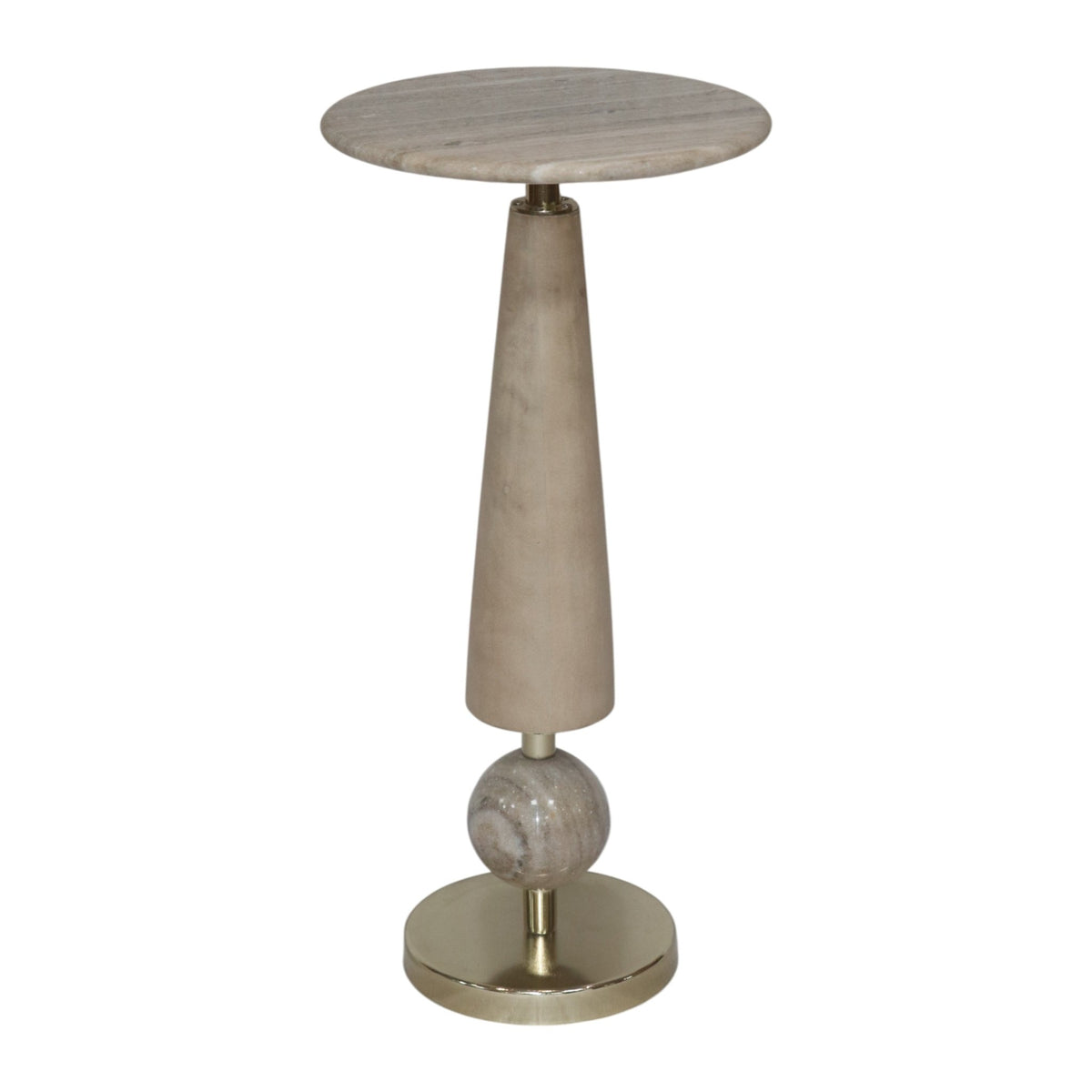 24" REECE WOOD AND MARBLE ACCENT TABLE Accent & End Tables| Sagebrook Home