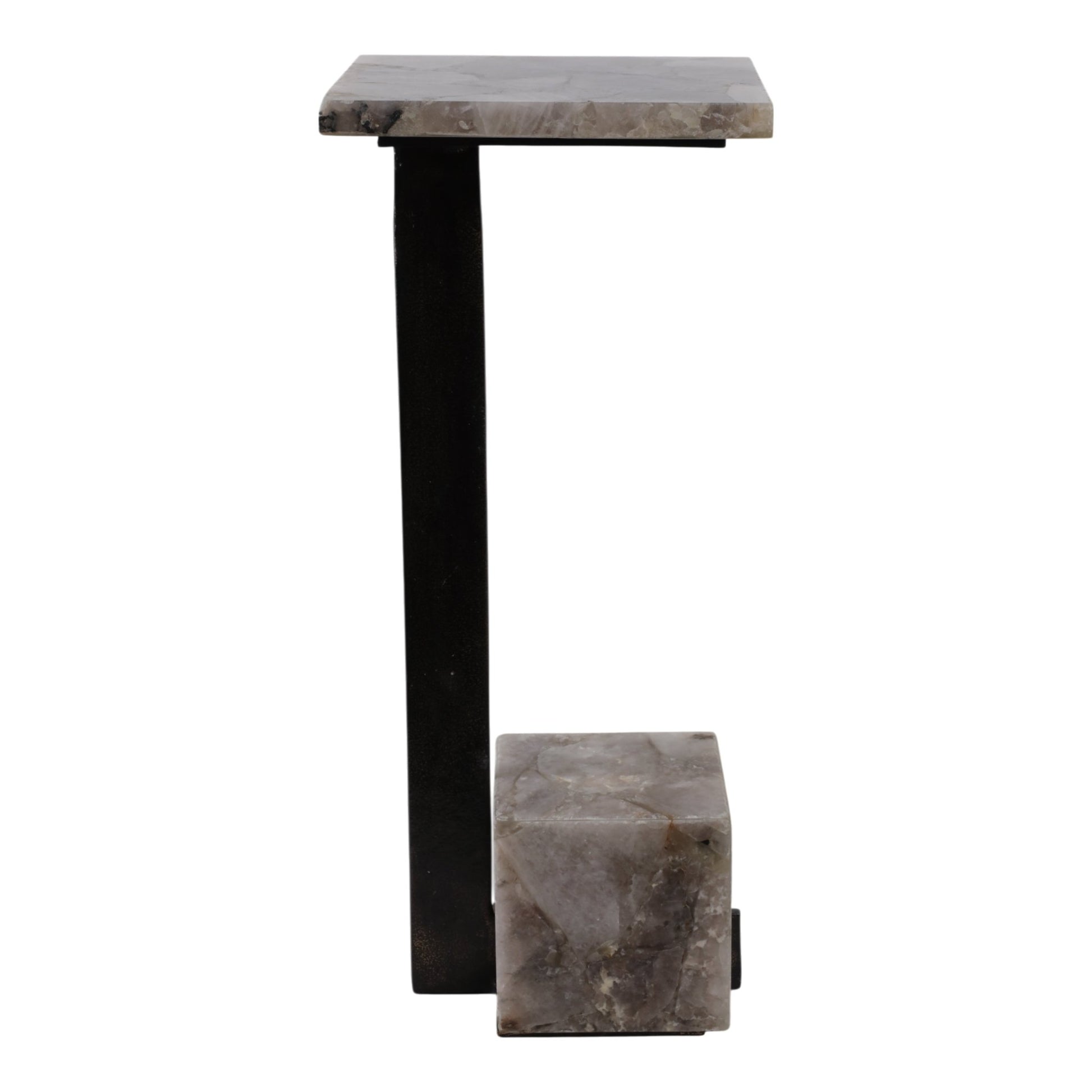 24" ROLLA SMOKEY QUARTZ SMALL COCKTAIL TABLE Accent & End Tables| Sagebrook Home
