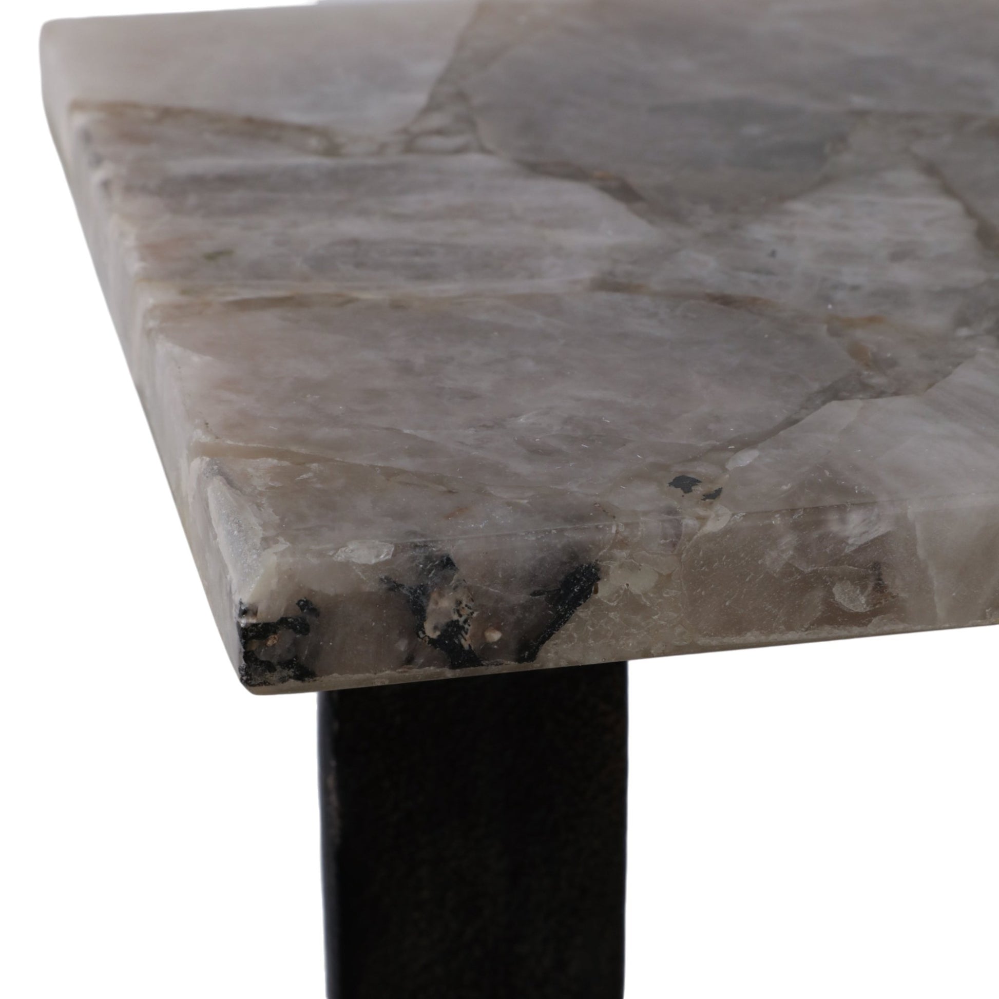 24" ROLLA SMOKEY QUARTZ SMALL COCKTAIL TABLE Accent & End Tables| Sagebrook Home