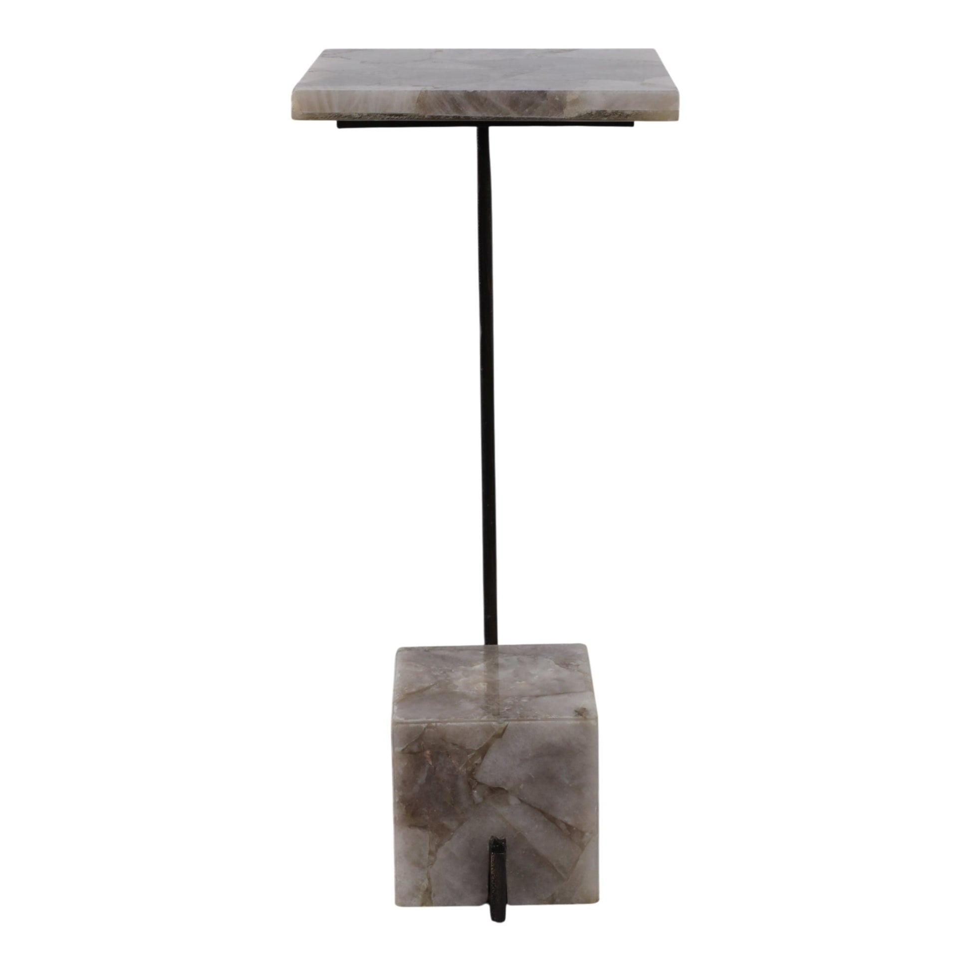 24" ROLLA SMOKEY QUARTZ SMALL COCKTAIL TABLE Accent & End Tables| Sagebrook Home