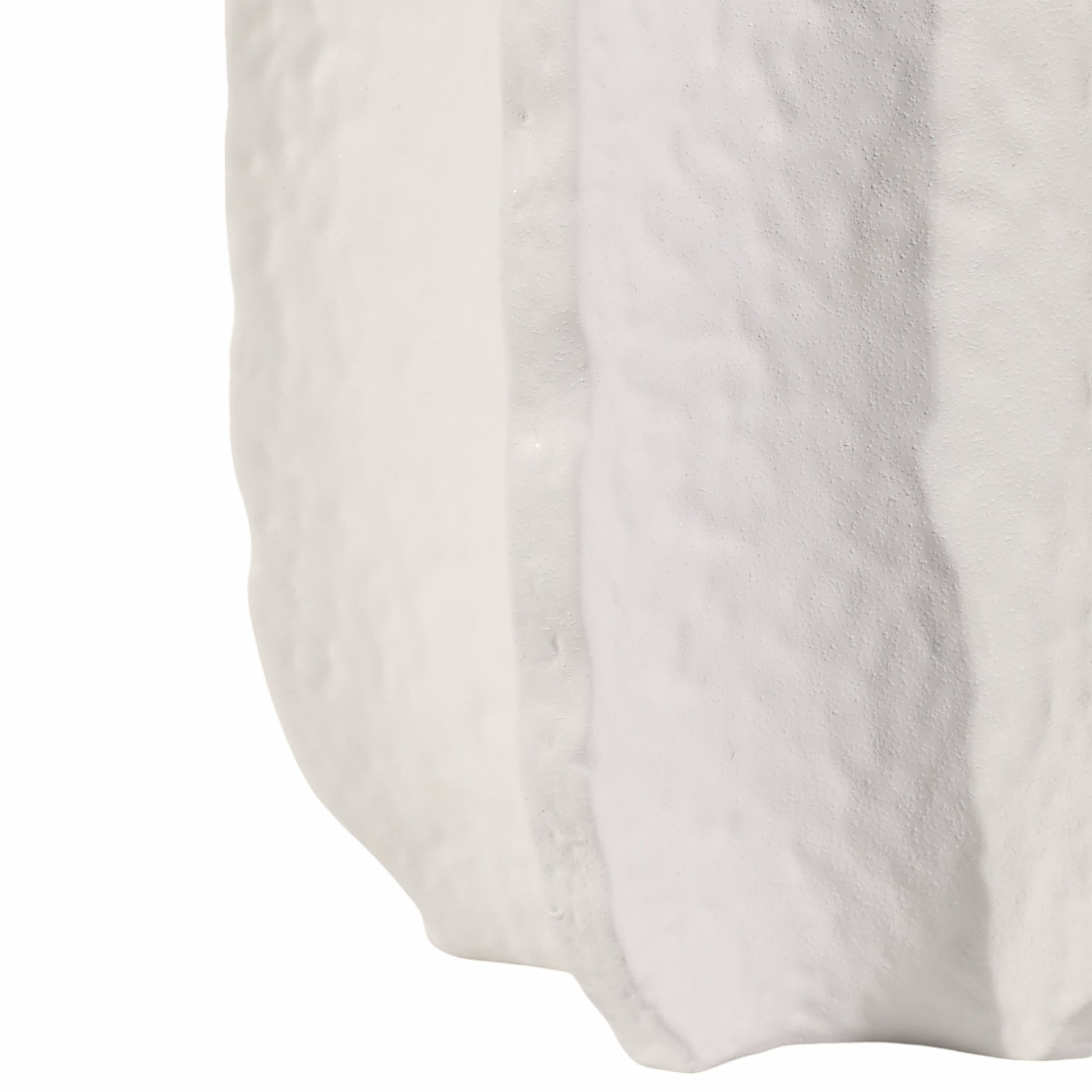 24" Textured Jagged Table Lamp, White Table Decors| Sagebrook Home