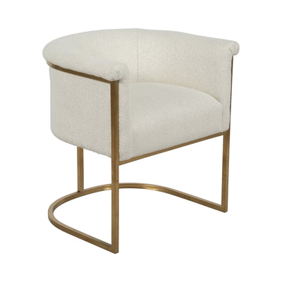 24" Vieira Accent Chair, Beige - Al Rugaib Furniture