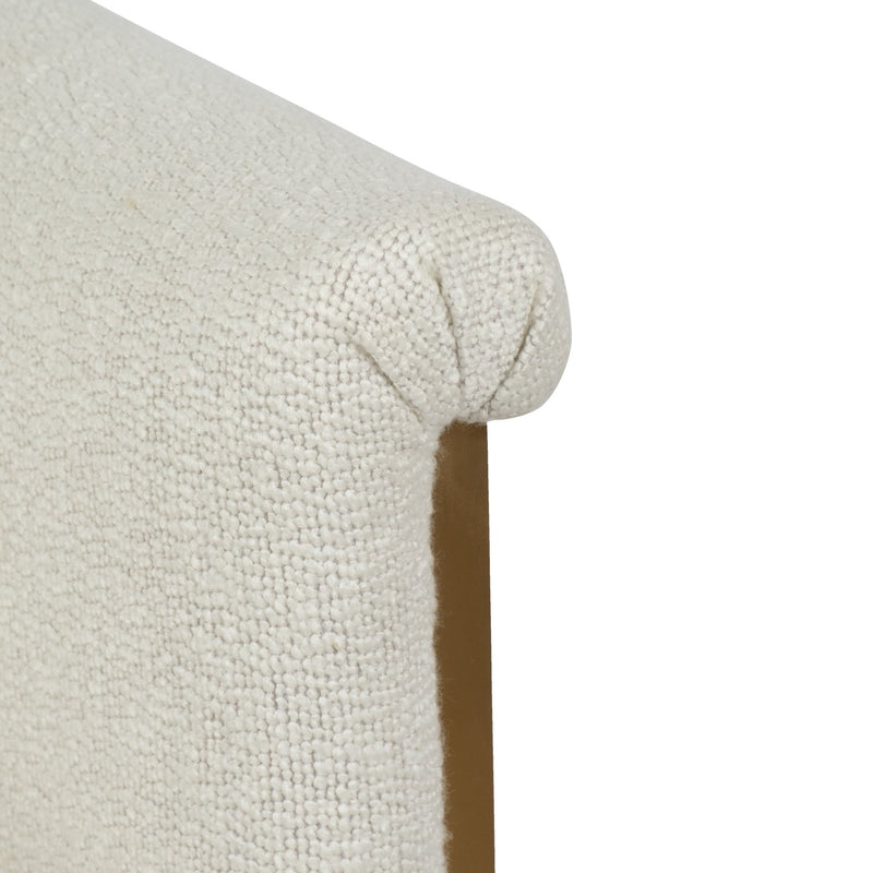 24" Vieira Accent Chair, Beige - Al Rugaib Furniture