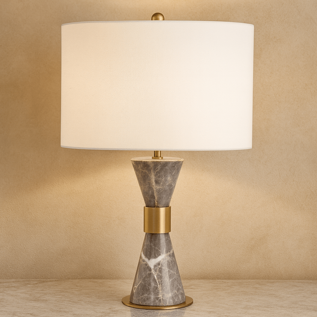 24" WANNILA MARBLE TABLE LAMP Table Lamps| Sagebrook Home