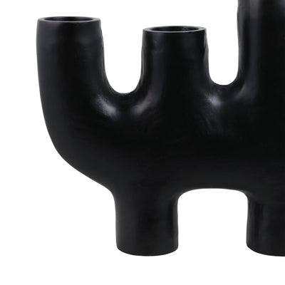 24x18" Sculptural 4 - pillar Holder, Black - Al Rugaib Furniture