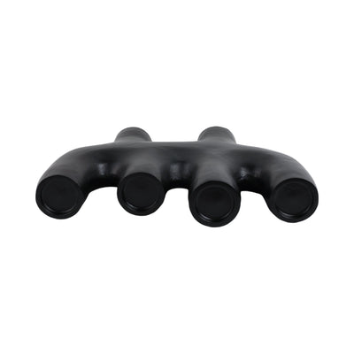 24x18" Sculptural 4 - pillar Holder, Black - Al Rugaib Furniture