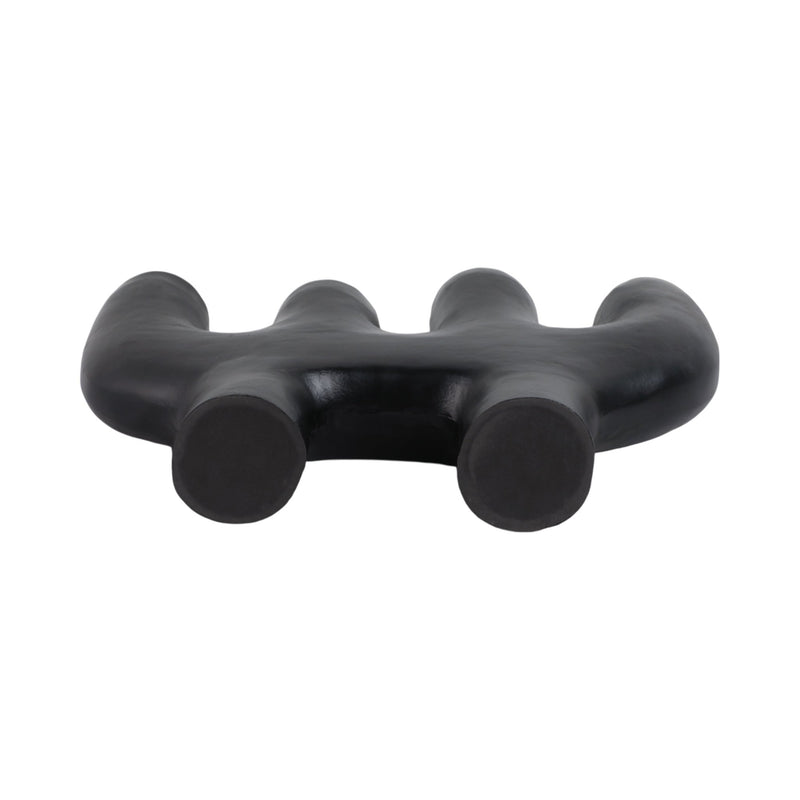 24x18" Sculptural 4 - pillar Holder, Black - Al Rugaib Furniture