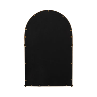 24x38 Arch Mirror With 4 Knobs, Gold - Al Rugaib Furniture