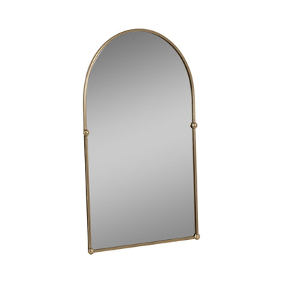 24x38 Arch Mirror With 4 Knobs, Gold - Al Rugaib Furniture