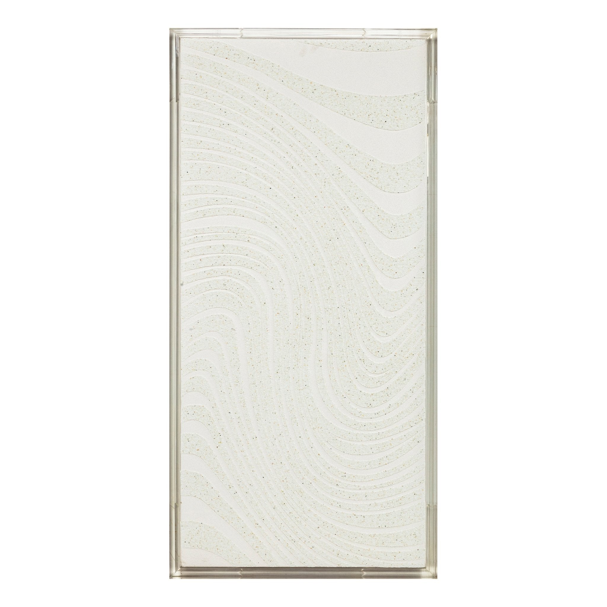 24x50 Whitehaven Acrylic Frame Handpainted Wall Ar - Al Rugaib Furniture