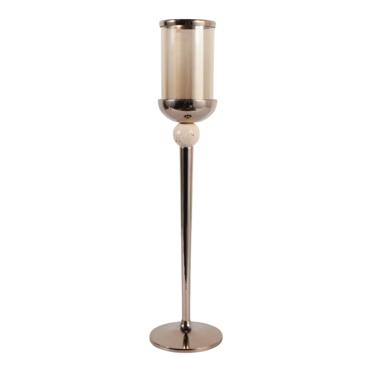 25" CARLISLE SMALL BRONZE FLOOR HURRICANE Candle Holders| Sagebrook Home
