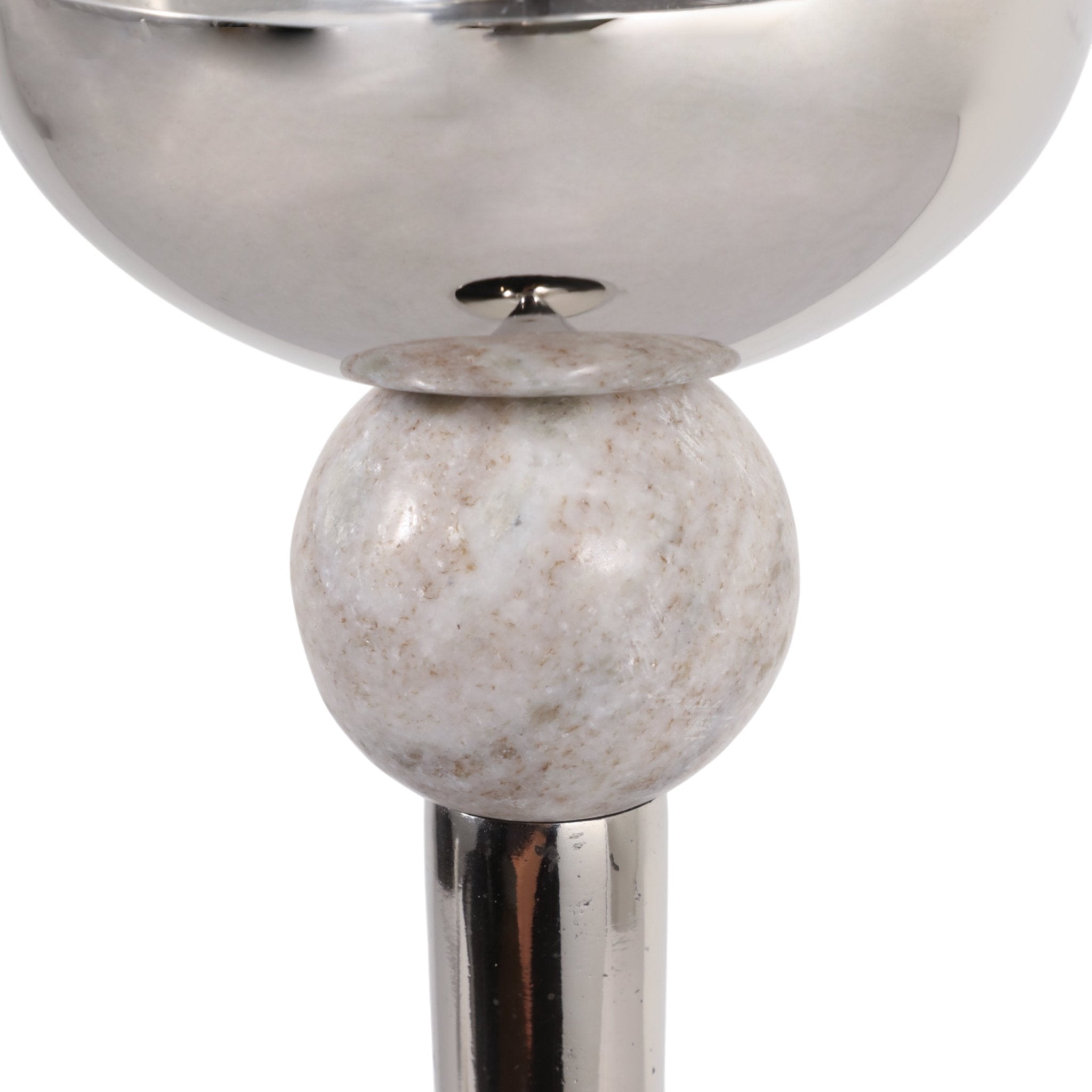 25" Carlisle Small Silver Floor Hurricane Lanterns| Sagebrook Home