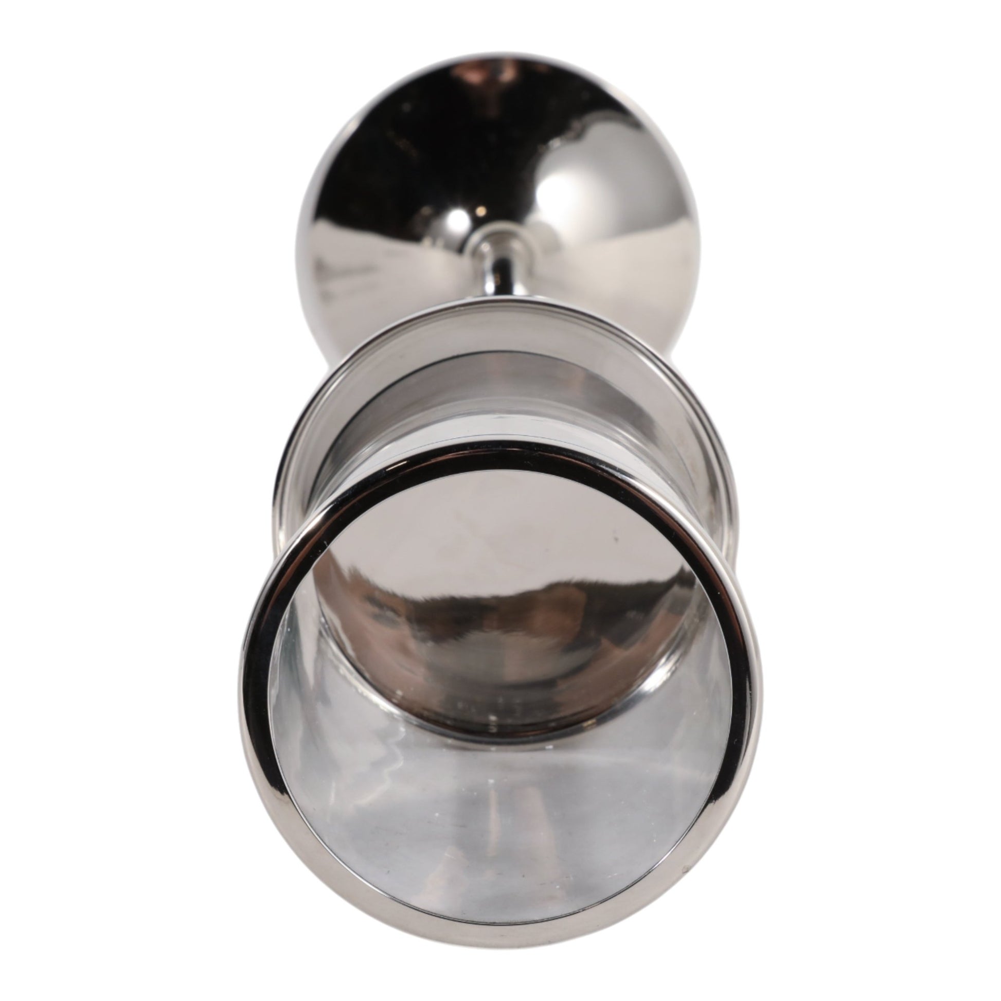 25" Carlisle Small Silver Floor Hurricane Lanterns| Sagebrook Home