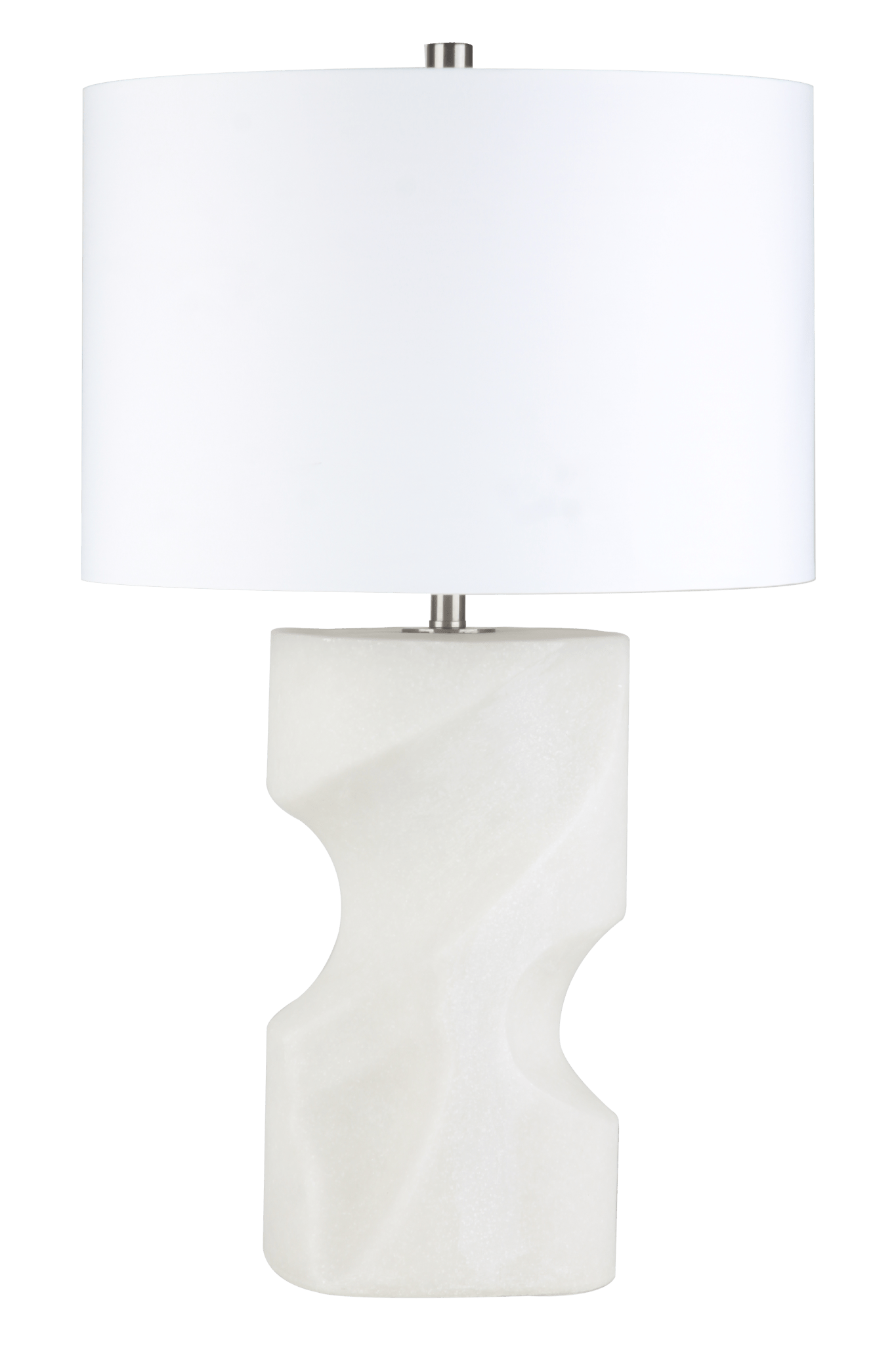 25" LARAMIE QUARTZ RESIN TABLE LAMP Table Lamps| Sagebrook Home