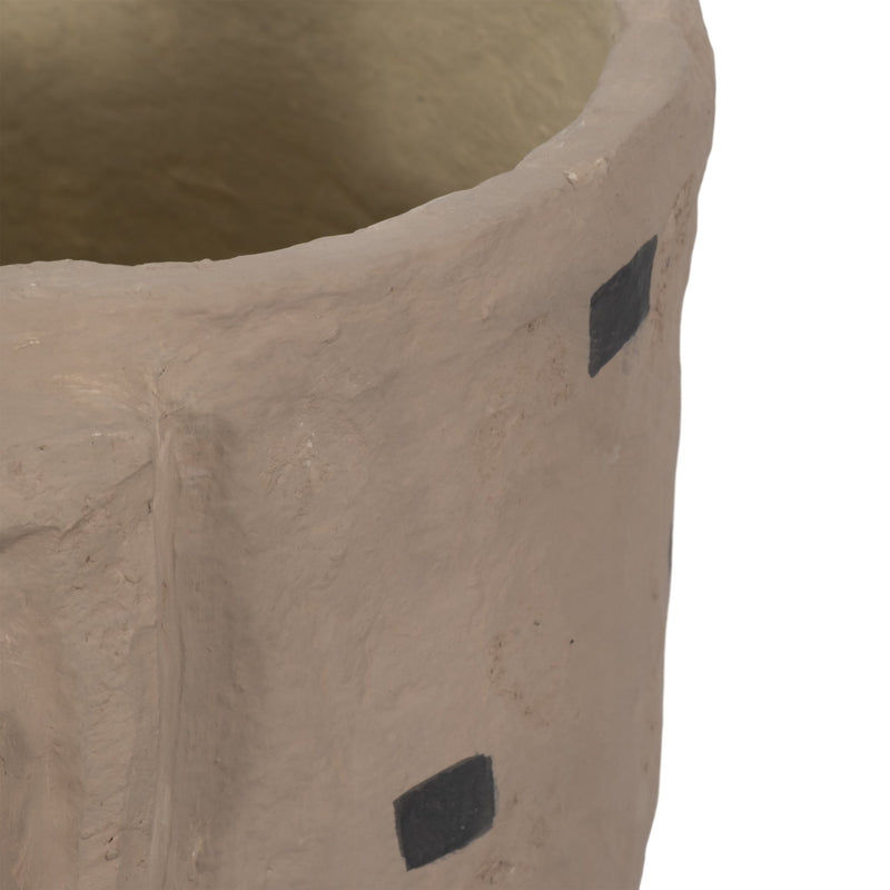 25" Paper Mache Elephant Planter, Ivory - Al Rugaib Furniture