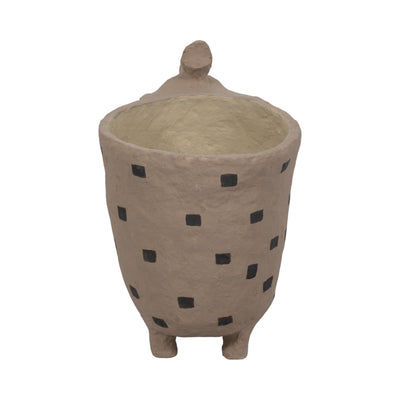 25" Paper Mache Elephant Planter, Ivory - Al Rugaib Furniture