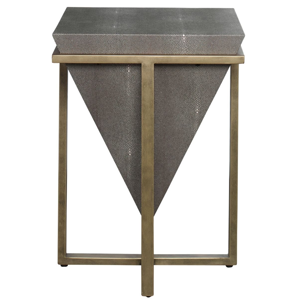 Bertrand Accent Table, Shagreen
