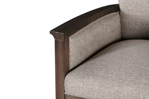 Woodwright Racine Upholstered Arm Chair