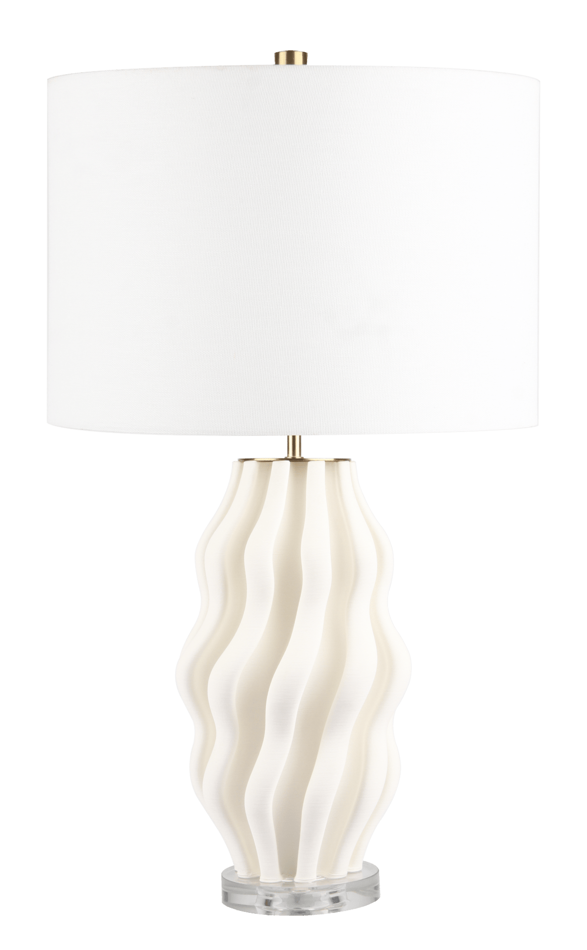 25.5" POWELL 3D PRINTED TABLE LAMP Table Lamps| Sagebrook Home