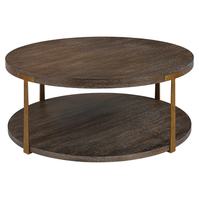 Palisade Round Wood Coffee Table