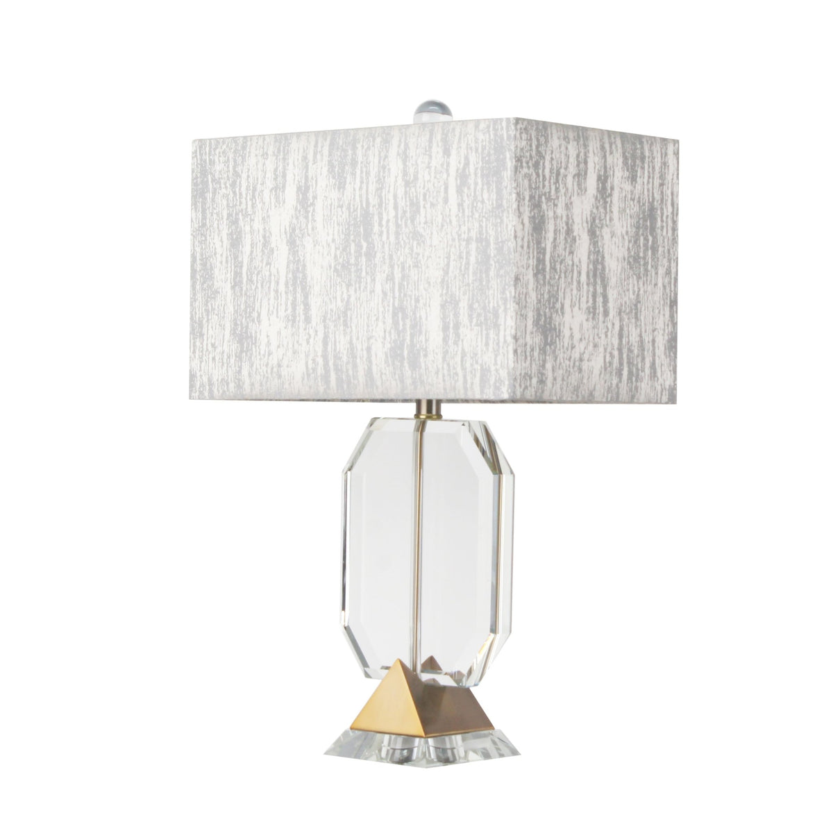 25.5"H Crystal Table Lamp Table Lamps| Sagebrook Home