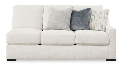 كنبة مُنجدة بمسند ذراع يمين