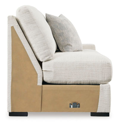 كنبة مُنجدة بمسند ذراع يمين