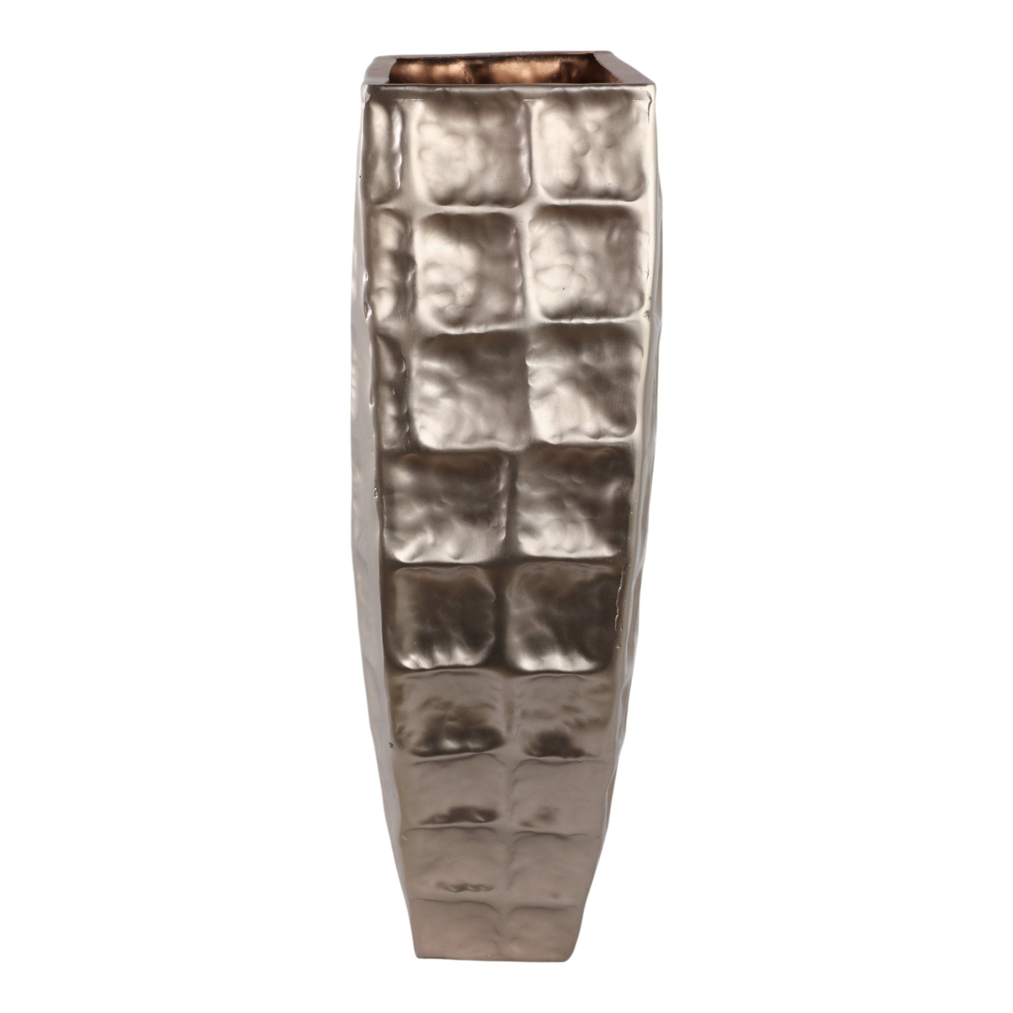 25"h Metal Floor Planter,gold Planter| Sagebrook Home