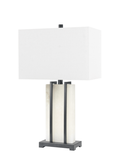 26" BRALIN ALABASTER TABLE LAMP - Al Rugaib Furniture
