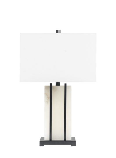 26" BRALIN ALABASTER TABLE LAMP - Al Rugaib Furniture