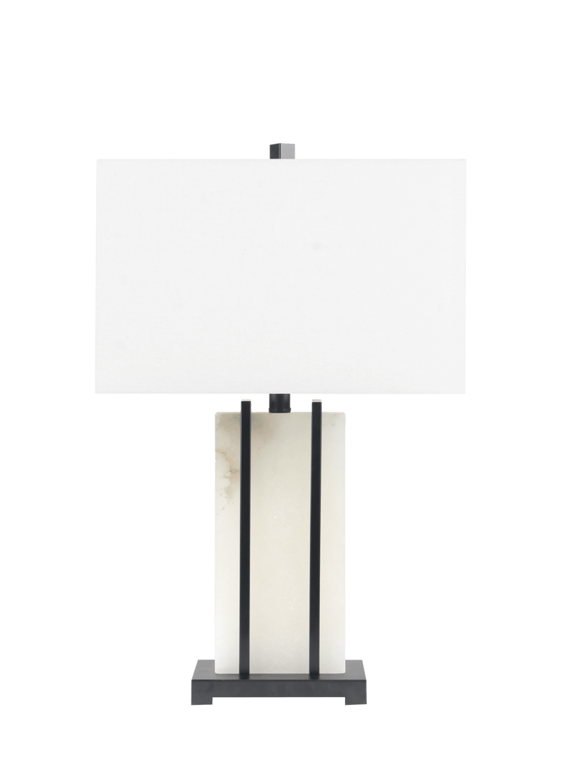 26" BRALIN ALABASTER TABLE LAMP - Al Rugaib Furniture