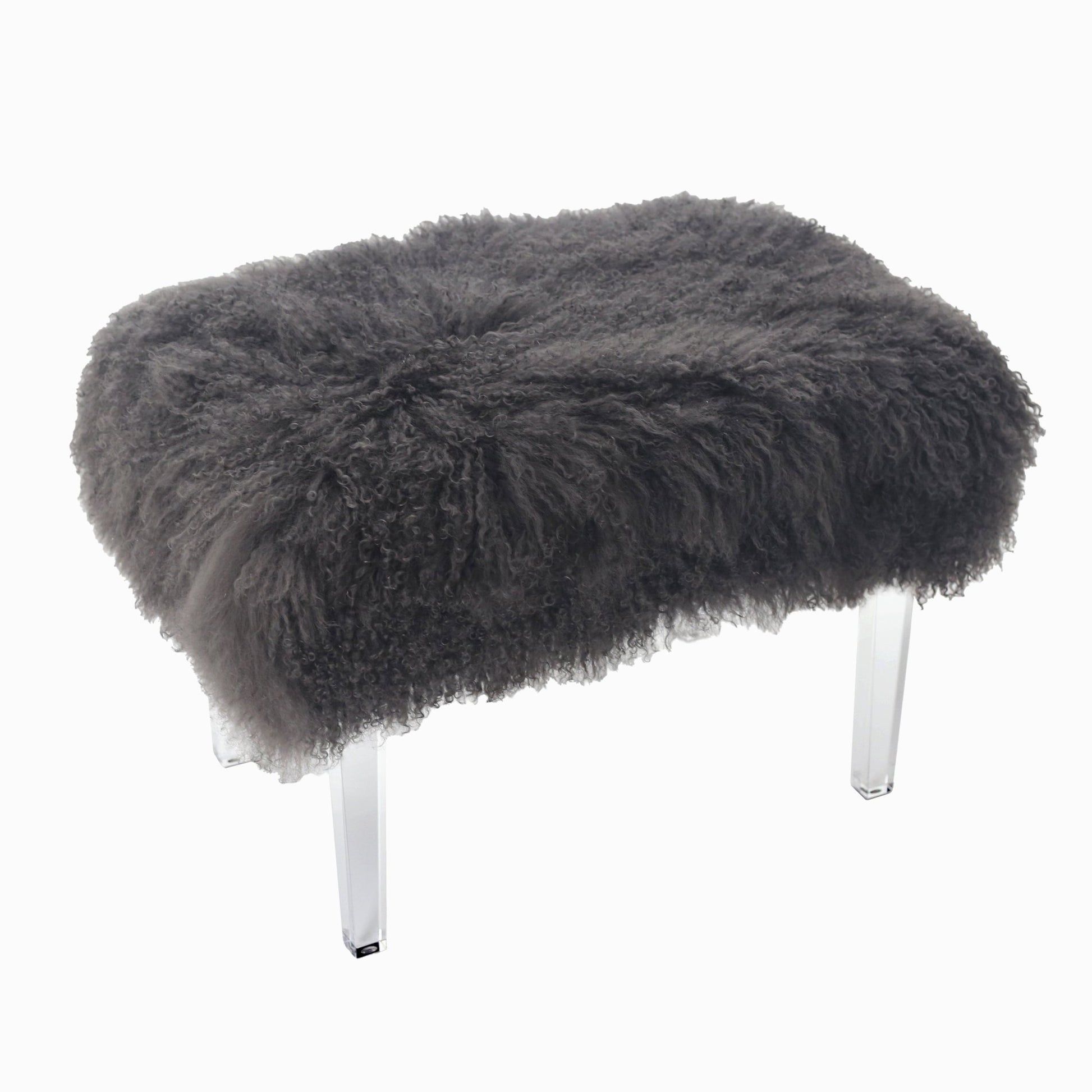 26" Galway Tibetian Fur Bench Benches| Sagebrook Home