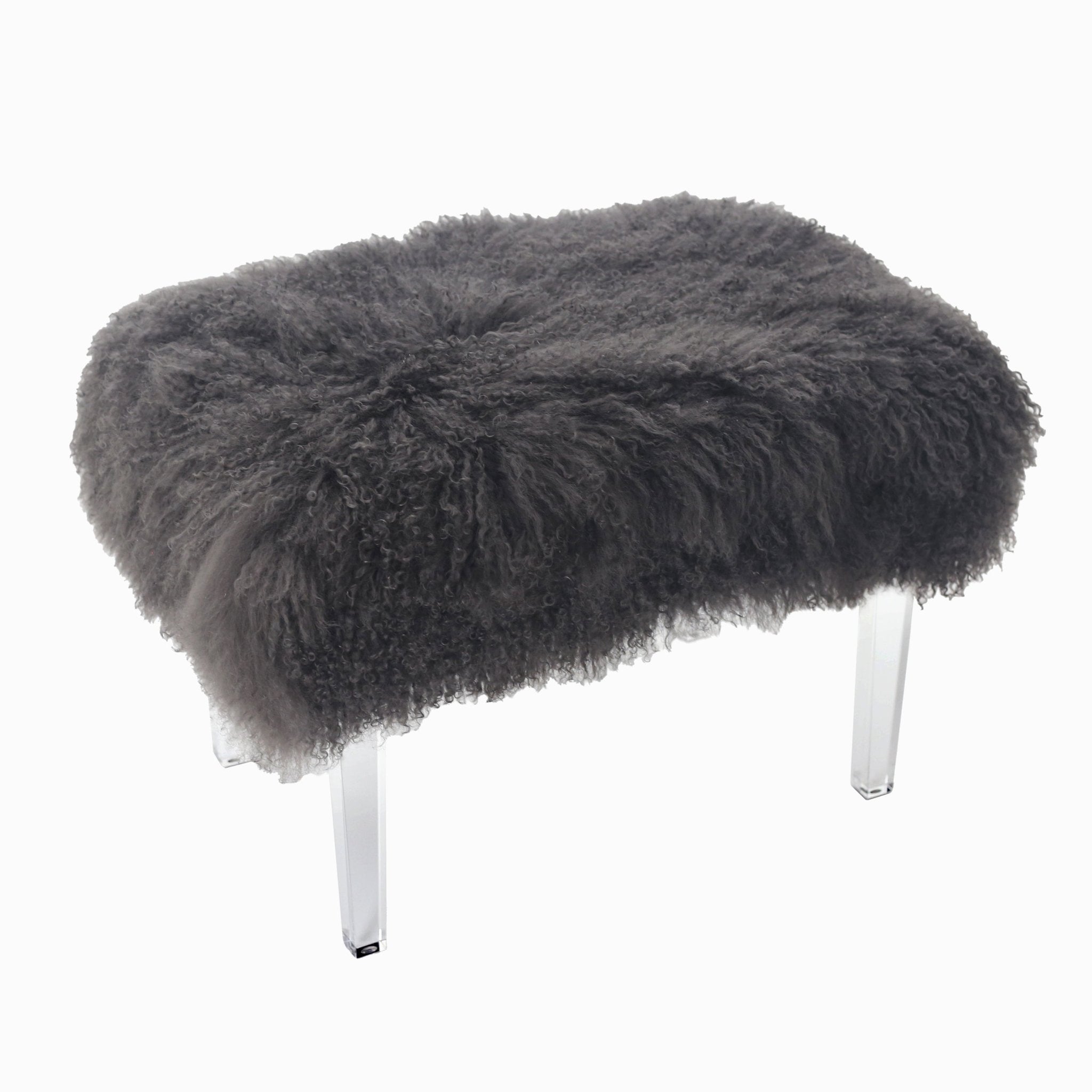 26" Galway Tibetian Fur Bench Benches| Sagebrook Home
