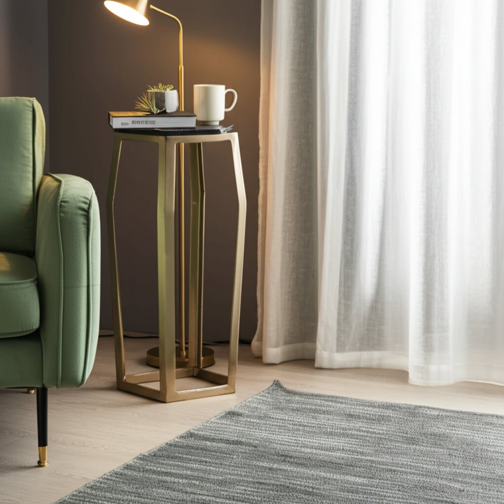 26" Hettinger Large Gold Accent Table Accent & End Tables| Sagebrook Home