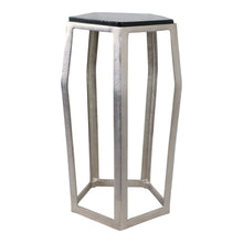 26" Hettinger Large Silver Accent Table
