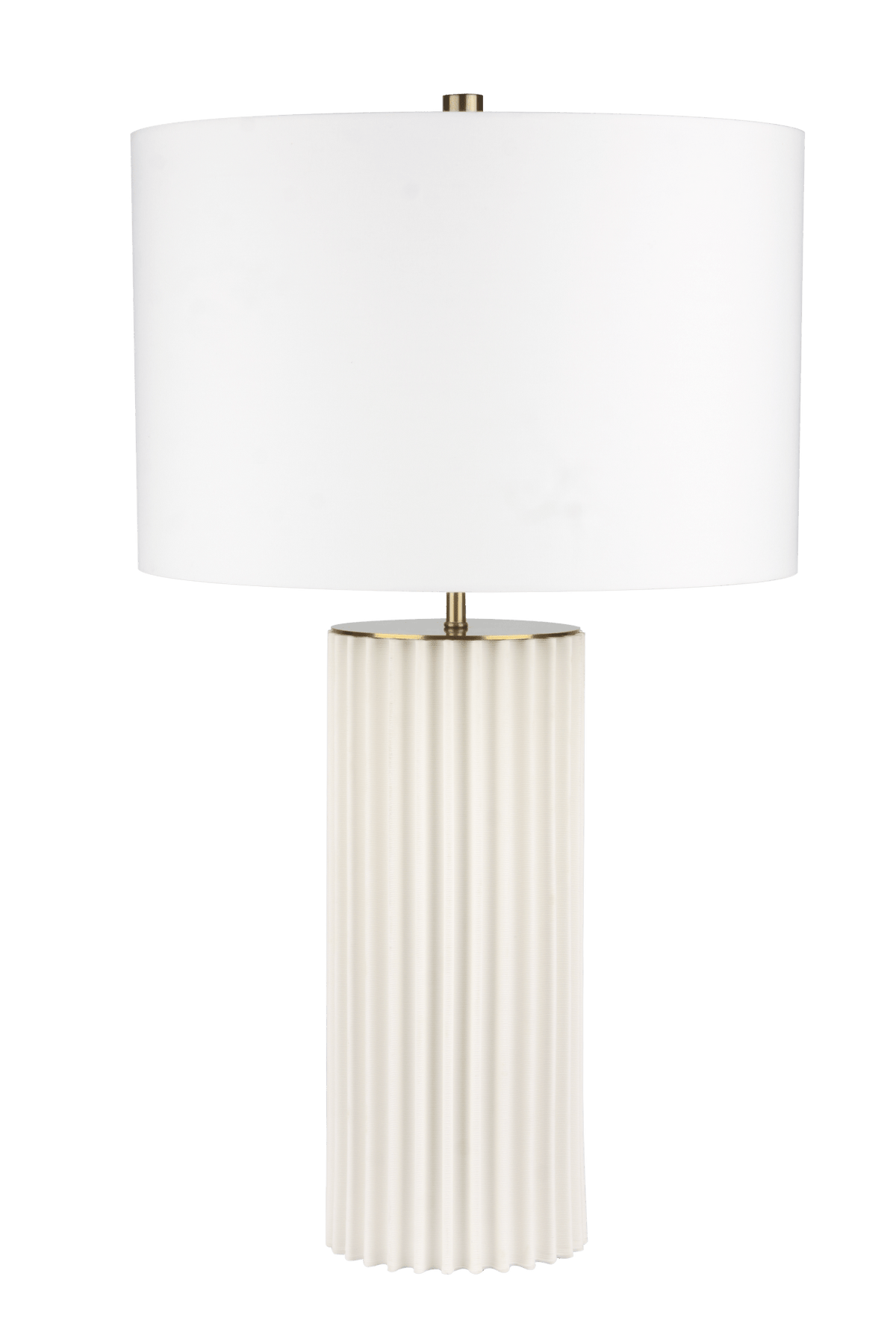 26" KAPRI 3D PRINTED PORCELAIN TABLE LAMP Table Lamps| Sagebrook Home