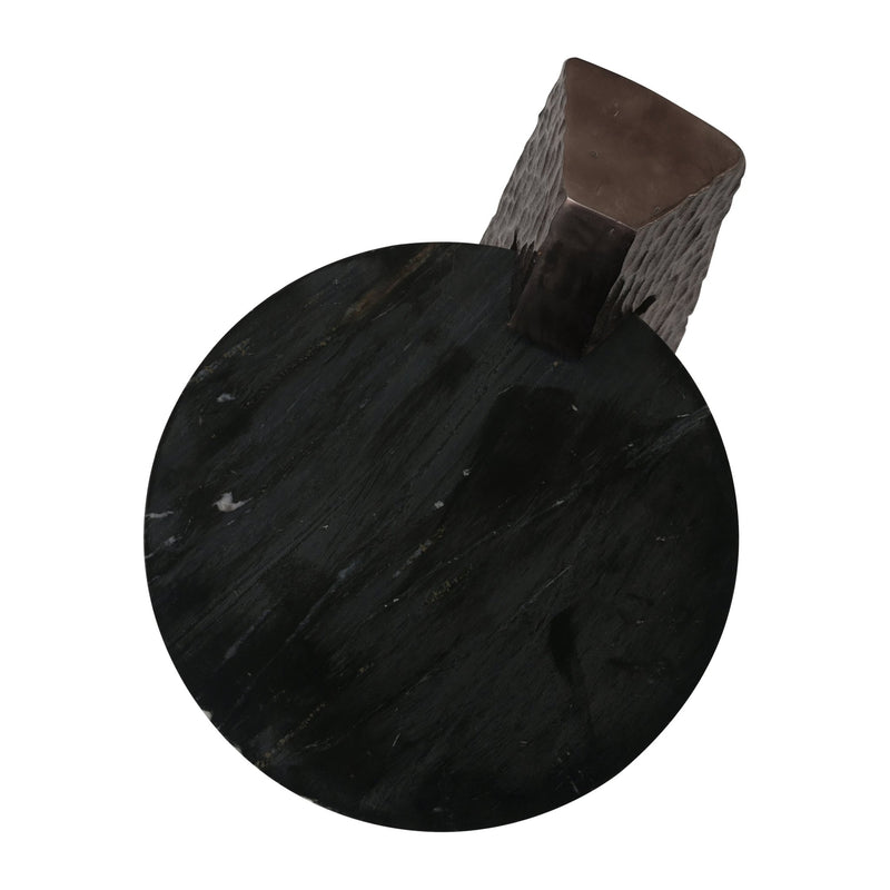 26" Leon Bronze Accent Table - Al Rugaib Furniture