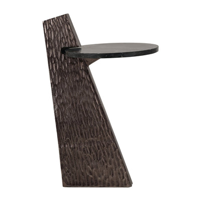 26" Leon Bronze Accent Table - Al Rugaib Furniture