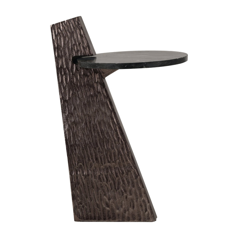 26" Leon Bronze Accent Table - Al Rugaib Furniture