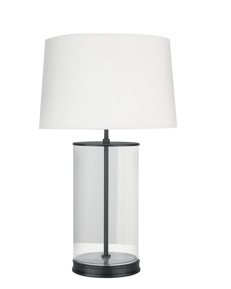 26" MONTIGO GLASS TABLE LAMP - Al Rugaib Furniture