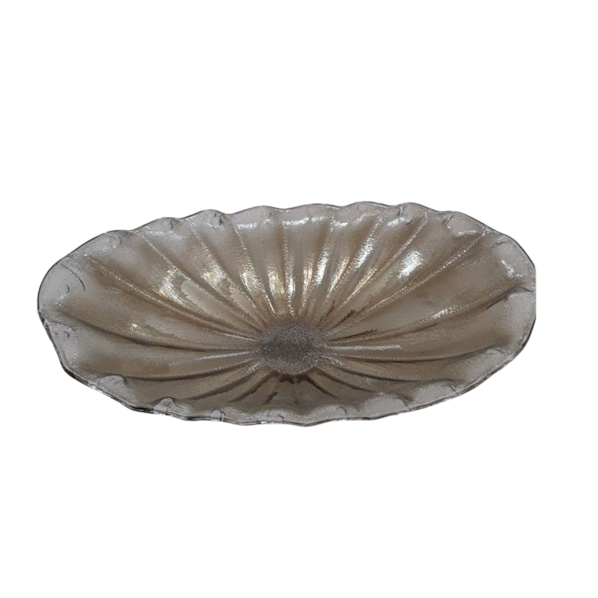 26" Salerno Italian Oversized Art Glass Bowl Table Decors| Sagebrook Home