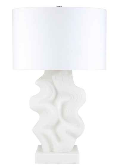 26.5" LYMAN QUARTZ RESIN TABLE LAMP - Al Rugaib Furniture